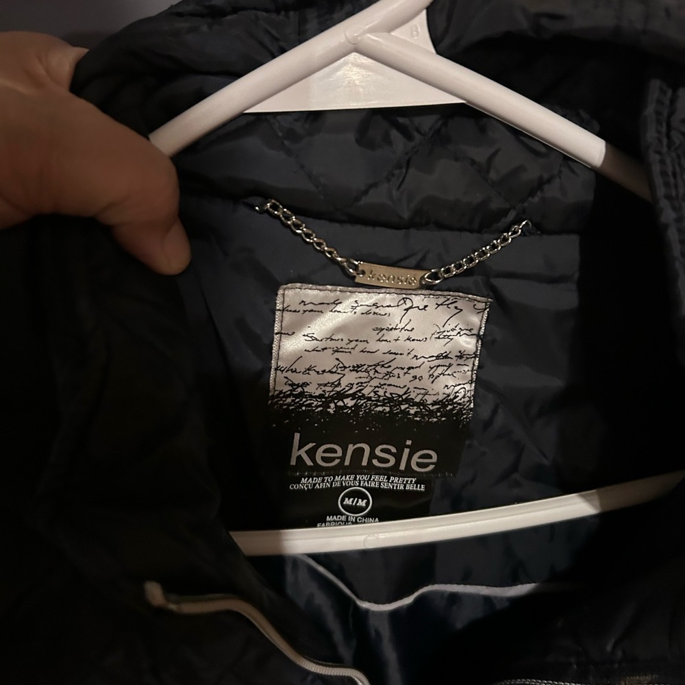 Kensie Black Quilted Jacket